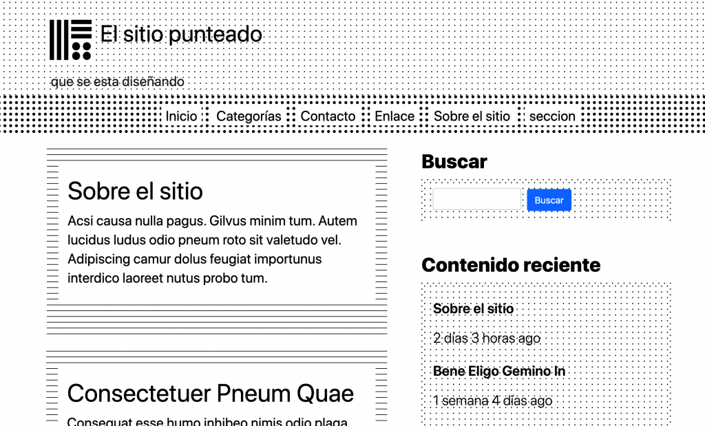 Fills. Un tema de puntos