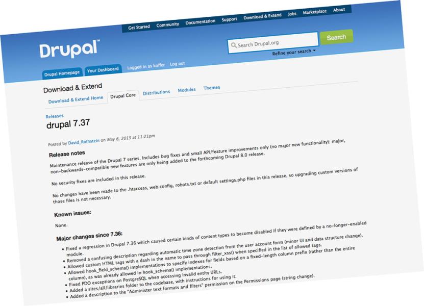 Sale Drupal 7.37