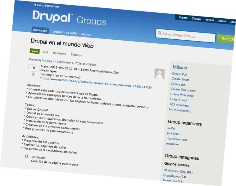 curso de drupal en el puerto