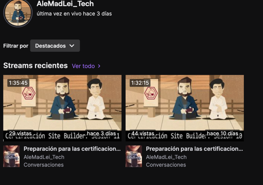 Drupal en twitch