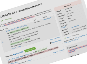 Drupal 7 con php 8