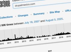 El respaldo en Archive.org