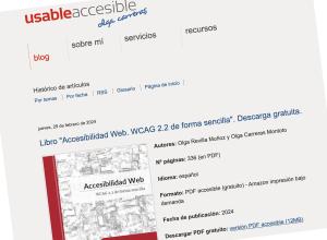 Libro "Accesibilidad Web. WCAG 2.2 de forma sencilla"