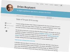 Drupal product survey